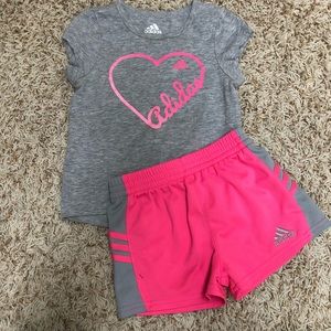 Baby Girl Adidas Matching Set